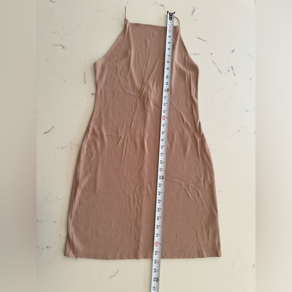 H&M Tan Ribbed Mini Dress - Picture 5 of 7